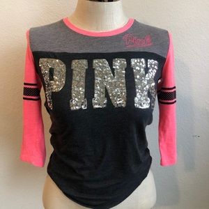 PINK sparkle shirt by Victoria’s Secret